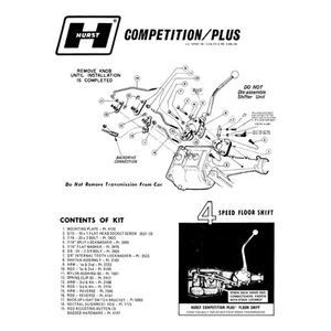 Hurst Manual Transmission Shifter Lever Kit 3737638; - Bild 1 von 1