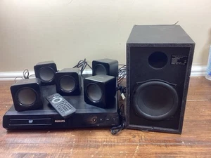 Philips HTD3510/12 DVD Player with 5.1 Cinema Surround Sound, Speakers & Remote - Picture 1 of 19