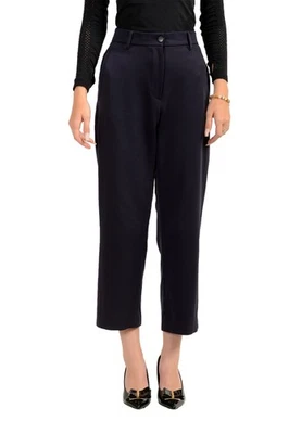 Scuderia Ferrari Women's Blue Flat Front Trousers Pants US 8 IT 44 - Image 1 of 4