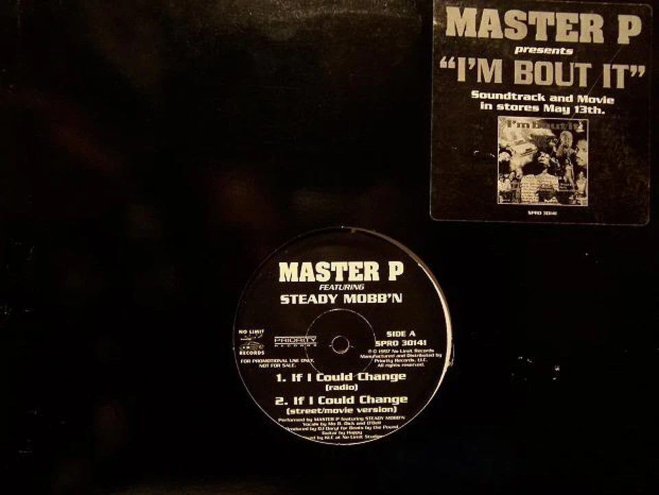 Master P & Steady Mobb'n - If I Could Change 3 Mixes 12 inch Nm/VG Priority - Image 1 of 1