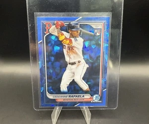 2024 Bowman Chrome Sapphire Ceddanne Rafaela RC Boston Red Sox Rookie - Foto 1 di 2