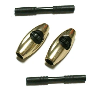 gobike88 JAGWIRE BSA043 J2 Inline Index Adjuster for 4mm Shift Cable Ti Gold Q67 - Picture 1 of 2