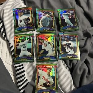 7 Card Lot 1994 TOPPS FINEST REFRACTORS.MINT CONDITION 