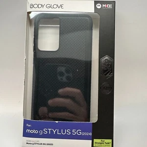 BODY GLOVE Hülle Moto G Stylus 5G (2024) Schwarz Slim Grip Stoßfest NEU - Bild 1 von 4