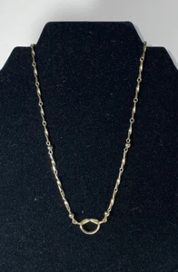 "Collar nudo amor cadena tono oro Emmons 16,5"" a 18""" - Imagen 1 de 3