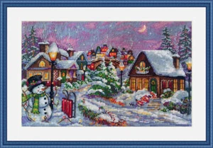Merejka gezähltes Kreuzstich-Set Weihnachten Nacht K-71 - Bild 1 von 1