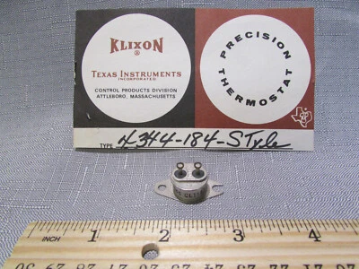 KLIXON USA C4344-184-0P145-CL155-D9A  Thermostat Limit Switch New - Image 1 of 2