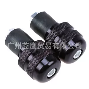 Lenkergewichte schwarz Vibrationsdämpfer Lenkerenden Lenker 7/8"-22 mm 55g - Bild 1 von 1