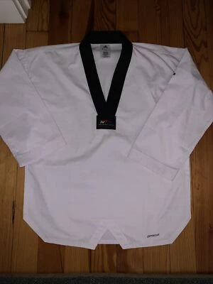 Adidas Taekwondo Blanco Arte Marcial Campeón del Mundo Uniforme Camisa 160cm (2) Foto 1 de 4