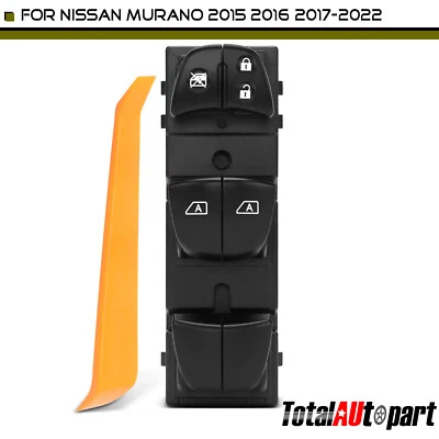 Выключатель стеклоподъемника для Nissan Murano 2015 2016 2017 2018-2022 передний со стороны водителя - Изображение 1 из 4