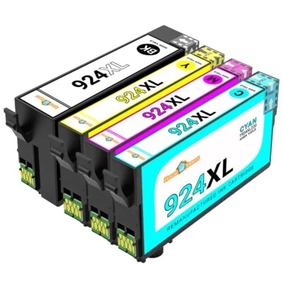 4PK for Epson T924XL Ink Cartridges for Workforce Pro C4310 C4810 - Image 1 of 2
