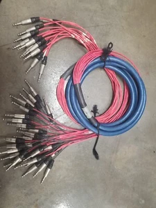 Whirlwind USA Medusa Belden 14-channel 1/4" Insert Snake TRS to TRS 15-ft - Picture 1 of 2