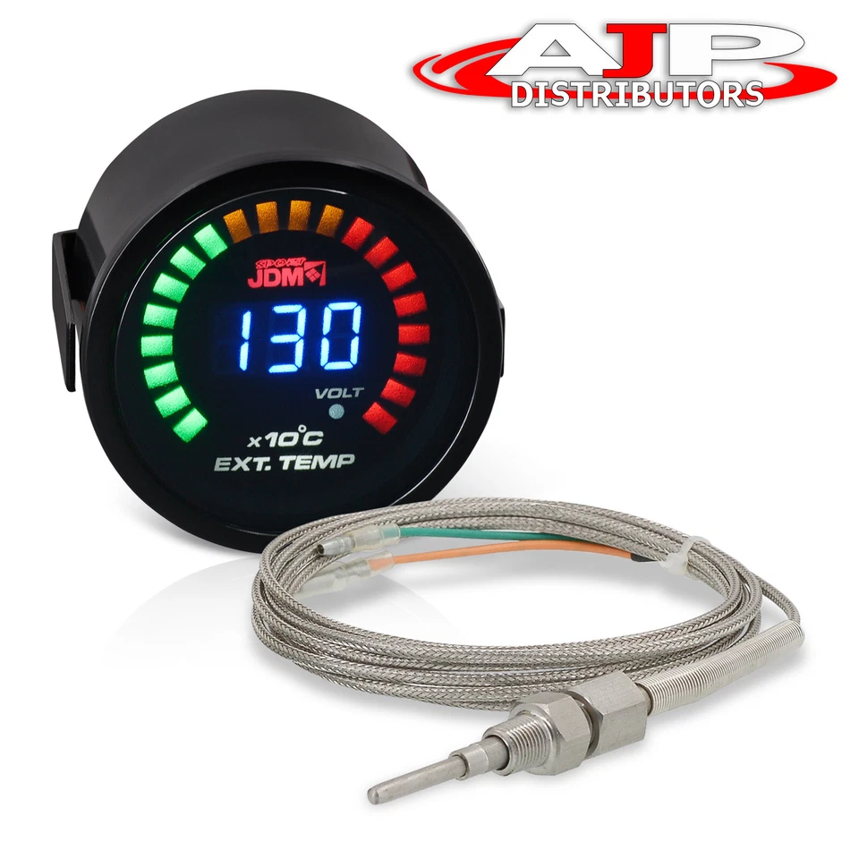 2" Digital LED Temperature EGT 52MM Turbo Car Gauge Meter For Lexus Foto 1 de 4