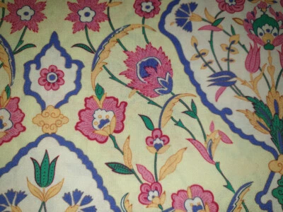 Snow Leopard Designs Quilting Cotton 1/2 M Fat / Long Quarters Tabriz - Amethyst - Image 1 of 3