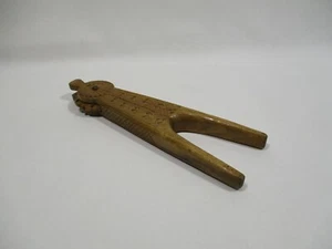 Casse Avellana Del Queyras de Madera Sculpte Art Popular Cascanueces Nussknacker - Picture 1 of 7