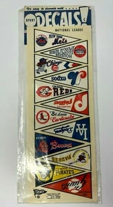 Calcomanías antideslizantes de agua mini banderín vintage de la Liga Nacional de 1970 - Imagen 1 de 1