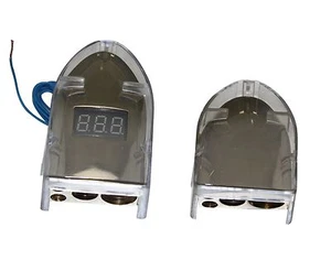 12V Digital Display Positive Neg 0/8 Gauge Skbt023G+Skbt035G - Picture 1 of 2