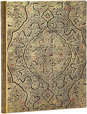 New Paperblanks Journal Midi 7x5" Writing Diary Lined gift ZAHRA Gold Arabic - Image 1 of 4