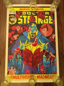 Mondo Doctor Strange Multiverse of Madness 24′′ x 36′′ /240 Siebdruck Poster - Bild 1 von 4