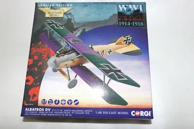 CORGI AVIATION 1:48 ALBATROS DV 2111/17 M MARTIN MALLMANN JASTA 19 LES TANGOS - Image 1 of 4