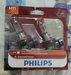 FARO COCHE PHILIPS X-TREME VISION H11 XVB2 55 VATIOS BOMBILLA HALÓGENA (PAR) - Imagen 1 de 2
