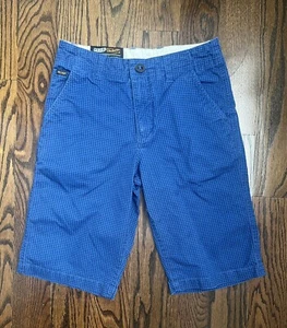 Volcom boys chino shorts Sz. 12 blue - Picture 1 of 5