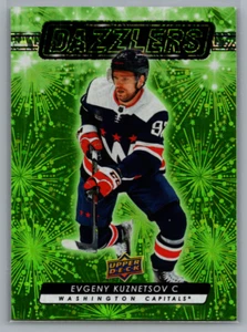2023-24 Upper Deck Series 2 - Dazzlers Evgeny Kuznetsov #DZ-64 Green - Picture 1 of 2