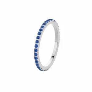 MelanO Vorsteckring Beisteck Ring schmal Sadé JB Größe 56 FR17SSCR Sapphire - Bild 1 von 2