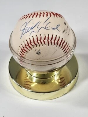 Keith Moreland Signed Autographed Montreal Expos Logo Baseball JSA COA - Image 1 of 4