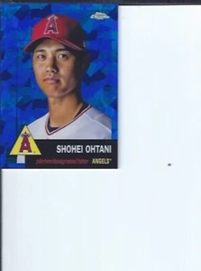 Shohei Ohtani 2022 Topps Chrome Platinum Blue Atomic #ed / 100 - Picture 1 of 4