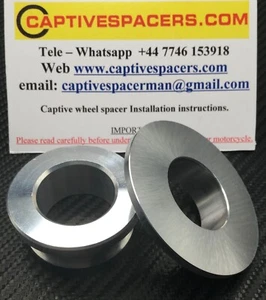 BMW S1000RR S1000R. SUPERBIKE UNVERLIERBARE SPURVERBREITERUNGEN.  Gussräder 2012 - 2018 - Bild 1 von 7