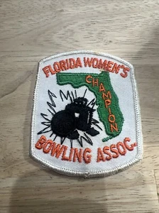 Parche campeón vintage de la Asociación de Bolos de Florida para Mujer - Imagen 1 de 6