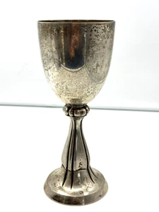 Messkelch Pokal Silber 236 Gramm 800 um 1880 Silberpokal Zirbonium - Bild 1 von 5
