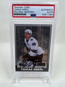 Tomas Hertl Signed 2020-21 O-Pee-Chee Platinum Retro IP Auto PSA/DNA SJ Sharks - Picture 1 of 2