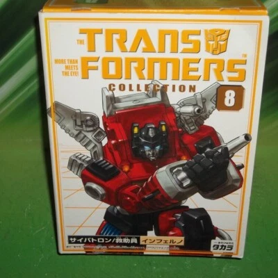 TRANSFORMERS TAKARA REISSUE # 8 AUTOBOT WARRIOR INFERNO FIRE TRUCK FIGURE - Image 1 of 3