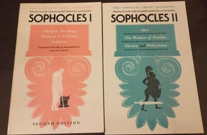 2-volume set of Sophocles, translated by David Grene (1991 Trade Paperback) - Picture 1 of 6