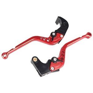 Motorcycle Handlebar Brake Clutch Levers For Aprilia RSV MILLE / R 04 - 08 Red