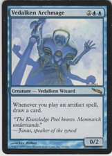 MTG 1X Vedalken Archmage X1 Mirrodin Magic LP/MP