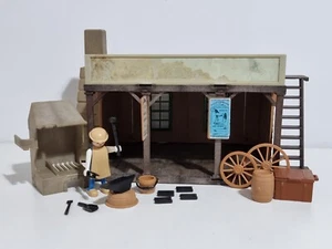 Playmobil System 3430 Antiguo Blacksmith Casa Oeste Western Herrero Herreria - Imagen 1 de 8