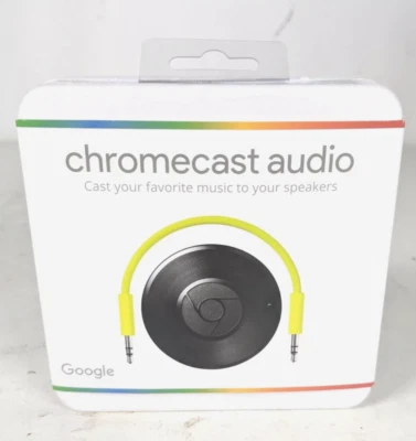Google Chromecast Audio Media Streamer (RUX-J42)  NEW Sealed - Bild 1 von 2