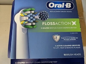 Oral-B - EB254 Floss Action X Ersatzköpfe für elektrische Zahnbürste - 10er Pack - Bild 1 von 5
