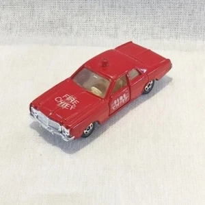 Original Tomica Tomy No. F 8.9.10.18 Dodge Coronet Custom Fire Chief Red Japan - Picture 1 of 17