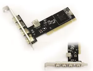 Pci Card - 4+1 USB 2.0 Ports - NEC D720101GJ (JAPAN) - Picture 1 of 1