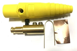 Hubbell SERIES 16 SINGLE POLE DEVICE (CAMLOCK) HBL300MYL YELLOW - Picture 1 of 1