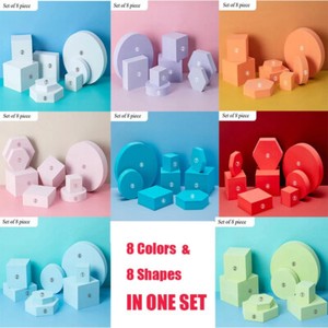 Photography Background Props Hard Foam Geometric Photo Backdrop Prop INS Style