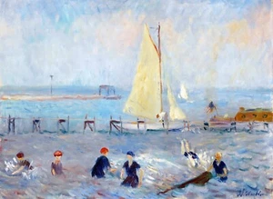 Poster Decor.Design parete interni casa.Dipinto William Glackens.Bathers.15019 - Foto 1 di 1
