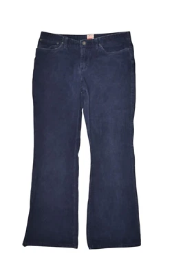 Vintage Tilt Pants Womens 11 Blue Corduroy Flare Bell Bottom Hippy 34x30 - Image 1 of 4