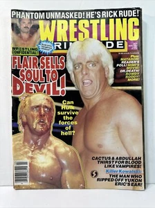 Wrestling Ringside Magazine marzo 1992 Ric Flair WCW WWE Hulk Hogan Rick Rude - Foto 1 di 4