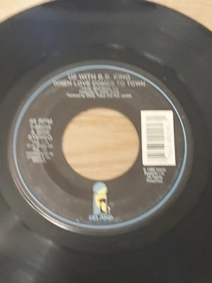 Play Tested U2 With B.B. King - When Love Comes To Town 7" Vinyl Record  Jukebox - Image 1 of 3
