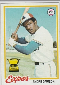 ANDRE DAWSON 1978 VINTAGE Topps ALL-STAR ROOKIE CARD Montreal Expo Baseball CUBS - Picture 1 of 2